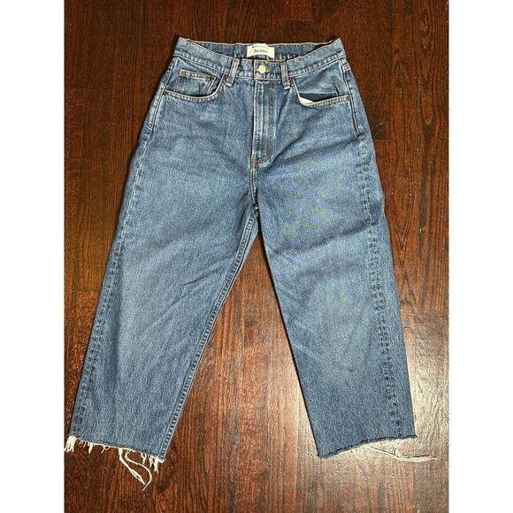 Reformation Denim - Reformation 90's Mom Jean High Rise Teton Wash Size 26